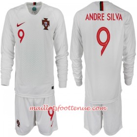 Maillot/Tenue Portugal ANDRE SILVA 9 Enfant Extérieur Coupe du monde 2018 Manche Longue